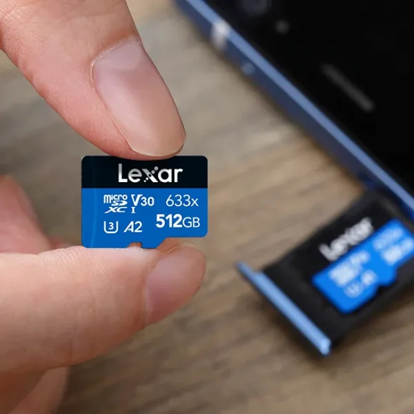 Lexar High-Performance 633x – Carte microSDHC microSDXC UHS-I Série BLEUE