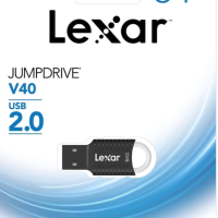 Lexar JumpDrive V40 – Clé USB 2.0 64 Go avec attache porte-cles
