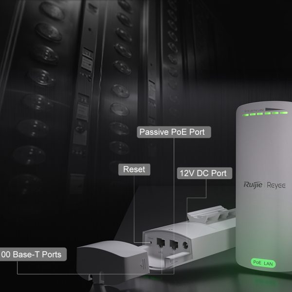 Second image of Ruijie Reyee RG-EST100-E – Pont sans fil 2,4 GHz Dual-Stream 500m (kit de 2 unités)