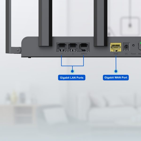 Second image of Ruijie Reyee RG-EW1300G – Routeur Wi-Fi Gigabit bi-bande AC1300, gestion cloud